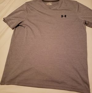 Gray Mens Under Armour T- shirt